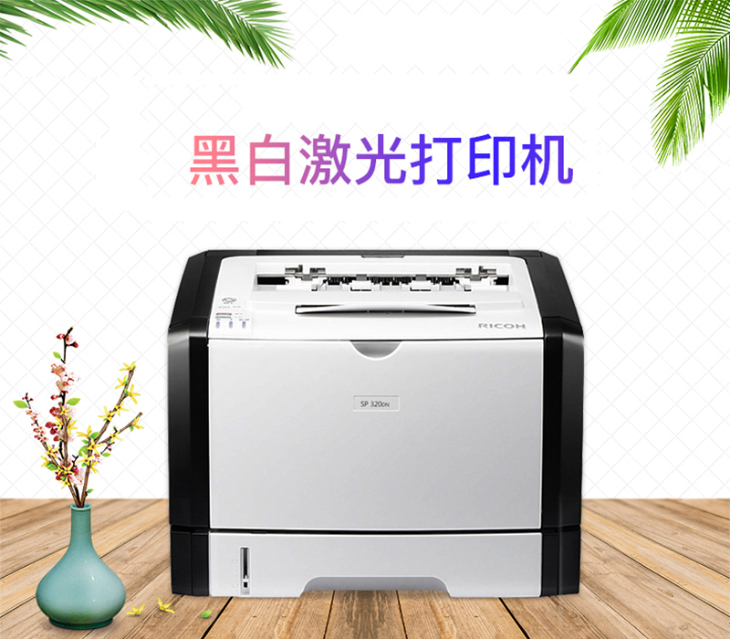 理光黑白激光打印机效果图